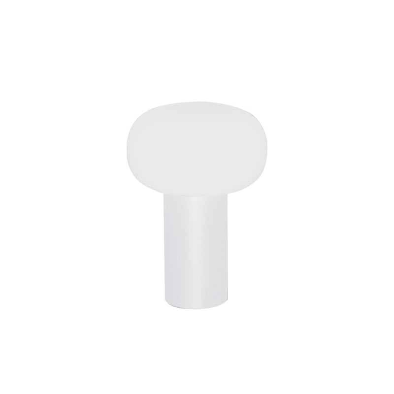 Antibes LED Tischleuchte Terrassenleuchte Akku RGBW Glas Aluminium weiß IP54 - 7318308262529