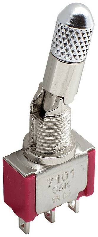 C & K Switches 7201P4CWZQE Kippschalter Schalter Taster Kipp- & Wipp-Schalter - 2050007579731
