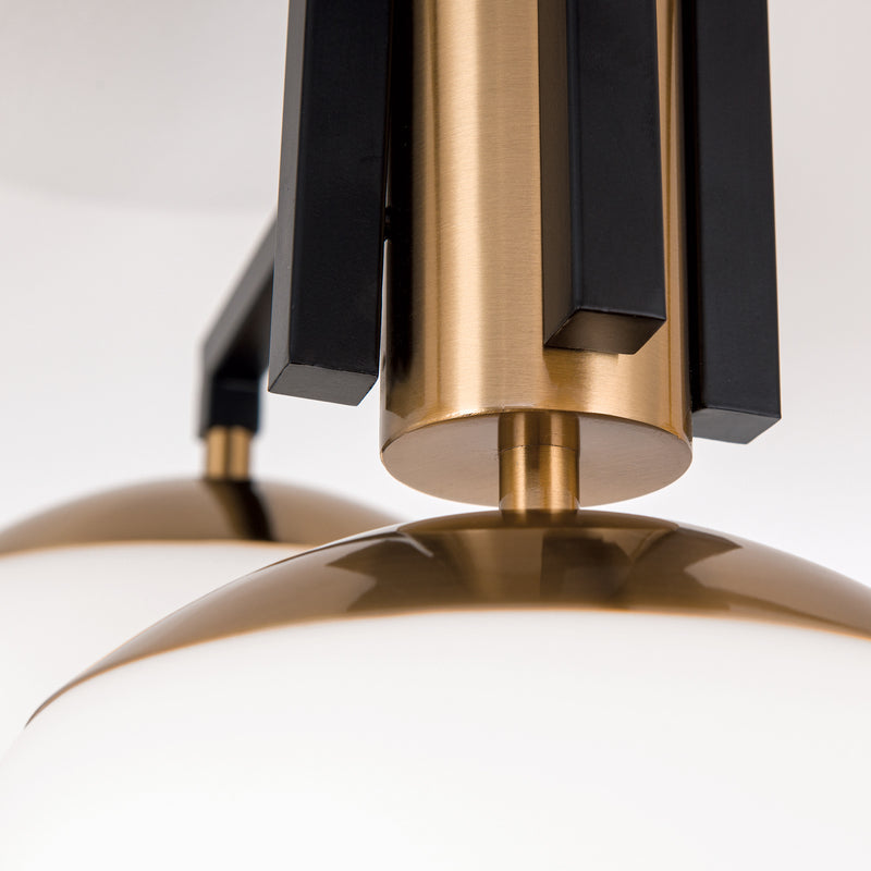 Deckenleuchte Josephine 5-flammig LED Lampe dimmbar schwarz weiß Ø73,5cm - 9003090275298