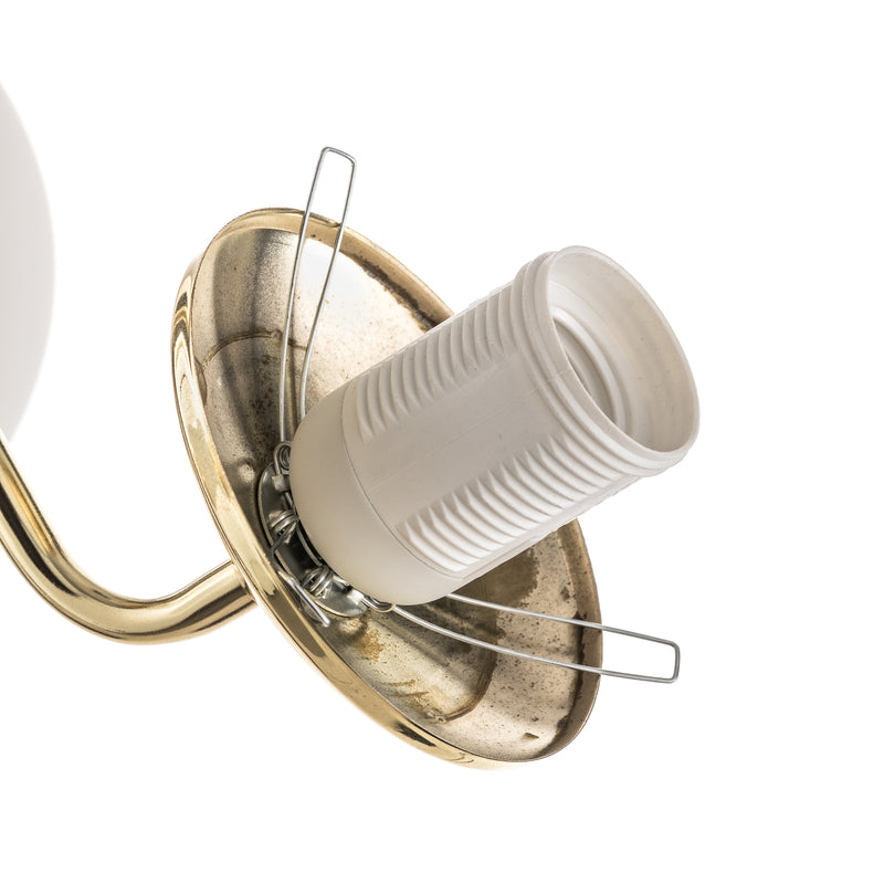 Euluna Deckenlampe Deckenlampe Lampe Leuchte hängend Tuse dreiflammig messing - 5902553216110