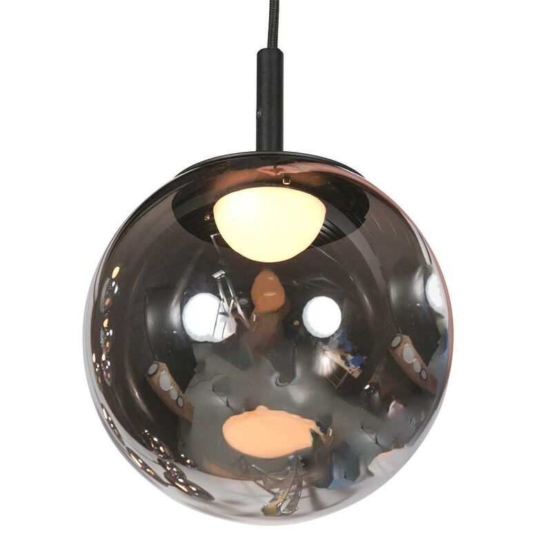 Steinhauer Vide Pendelleuchte Hängeleuchte LED Schwarz 12-flammig Metal - 8712746177930
