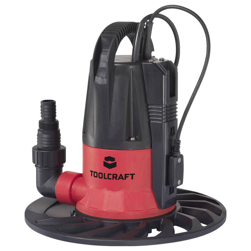 TOOLCRAFT Tauchdruckpumpe Tauchpumpe Wasserpumpe 6000l/h 7m TO-10014909 - 4064161391106