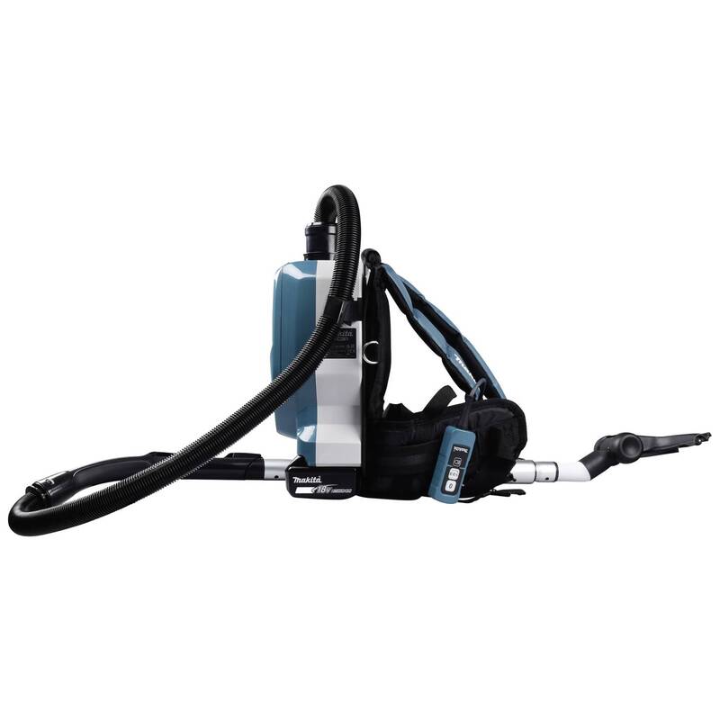 Makita Akku-Rucksackstaubsauger 2x18V akkubetrieben Staubsauger 70dB türkis - 88381870016