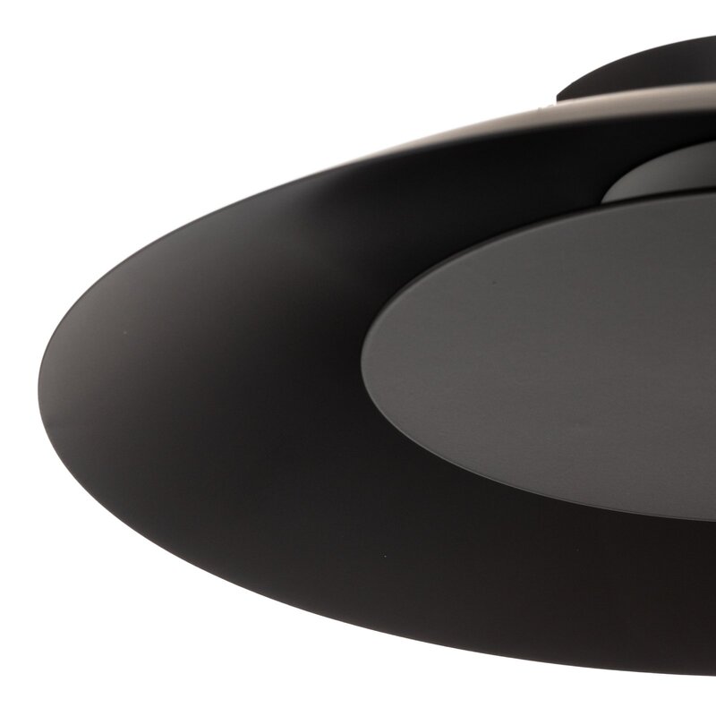 Lucide LED-Deckenlampe Foskal in Schwarz Ø 34,5 cm Deckenlampe Deckenlicht LED - 5411212791504