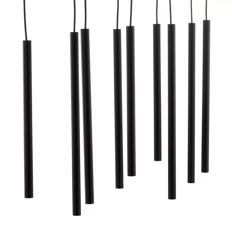 EMIBIG LIGHTING Hängeleuchte Sid Hängelampe Deckenlampe G9 neunflammig schwarz - 5901738898691