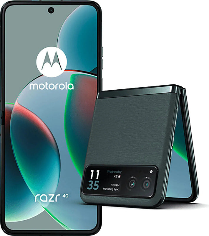 Motorola Smartphone Handy Razr 40 Klapphandy 256GB Sage Green 5G Dual SIM - 0840023246340