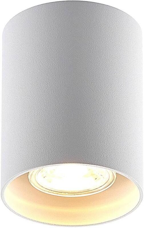 ELC Efey Deckenlampe Leuchte GU10 Deckenleuchte rund weiß Aluminium I15 STÜCK - 4251096579079