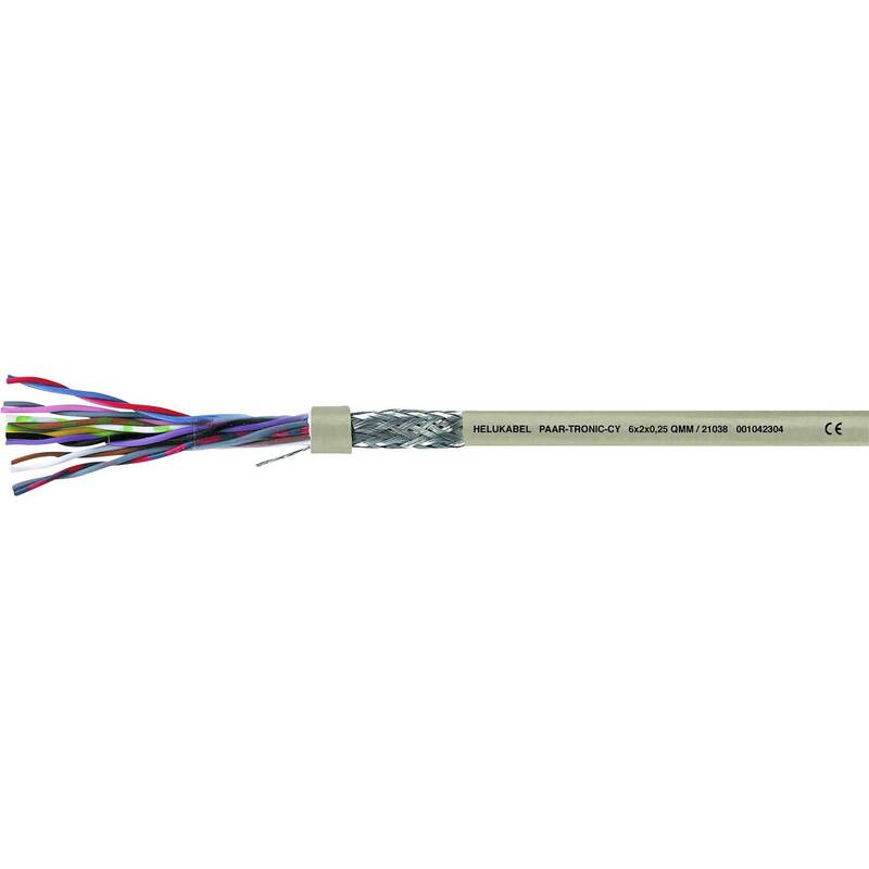 HELU Datenleitung Steuerleitung LiYCY Leitung Grau 100 Meter PVC Mantel - 2050005927619