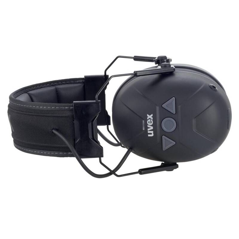 Uvex Kapselgehörschutz aXess one 2640001 Bluetooth 31dB wasserdicht schwarz-grau - 4031101928913