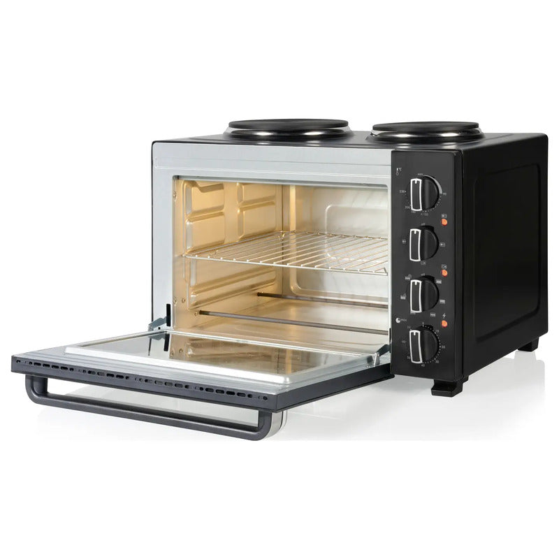 Tristar Minibackofen 35l Umluftfunktion Timerfunktion 3200W schwarz kompakt - 8711658523842