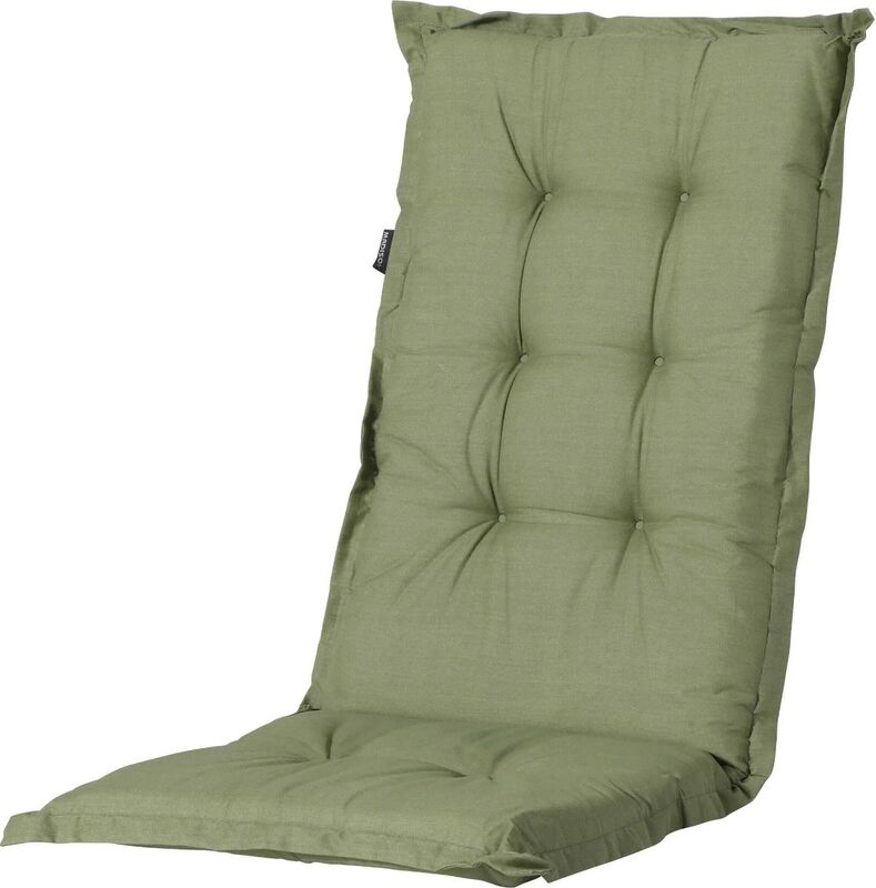 Madison Gartenstuhlauflage Kissen Basic Grün 50x123cm UV-beständig 7cm dick - 8713229077921