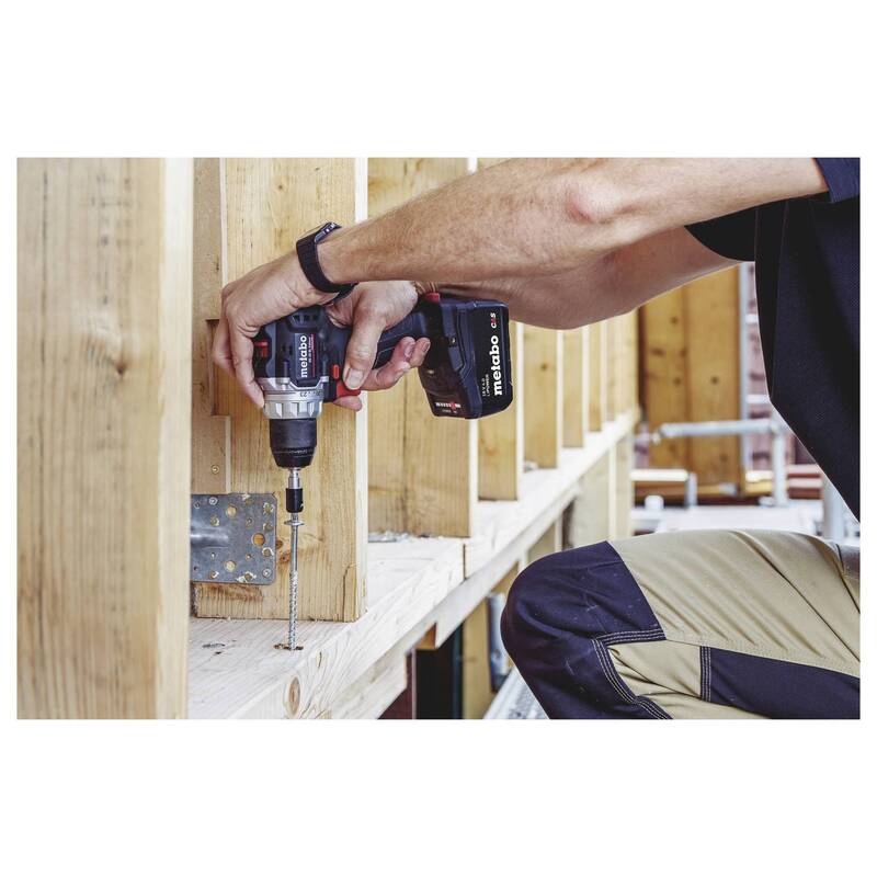 Metabo Akku-Bohrschrauber 18V 4Ah Li-Ion Schrauber Bohrschrauber 60Nm 1,7kg - 4061792295285