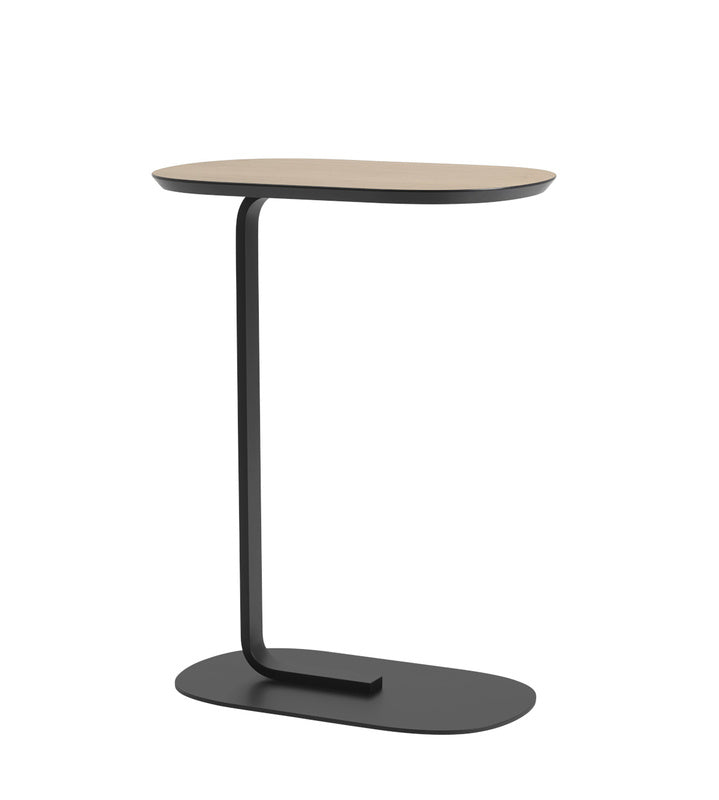Muuto Beistelltisch Couchtisch Relate Eiche Schwarz Tisch Wohnzimmer Sofa 73,5cm - 5713292515293