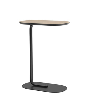B-Ware Muuto Beistelltisch Couchtisch Relate Eiche Schwarz Tisch Wohnzimmer Sofa 73,5cm