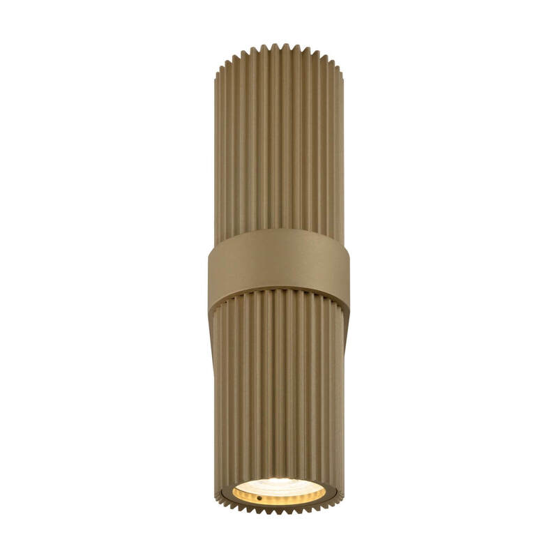 Maytoni DYNAMICS Wall Light, Gold-coloured, Height 23 Cm, Metal up/down - 4251110046105
