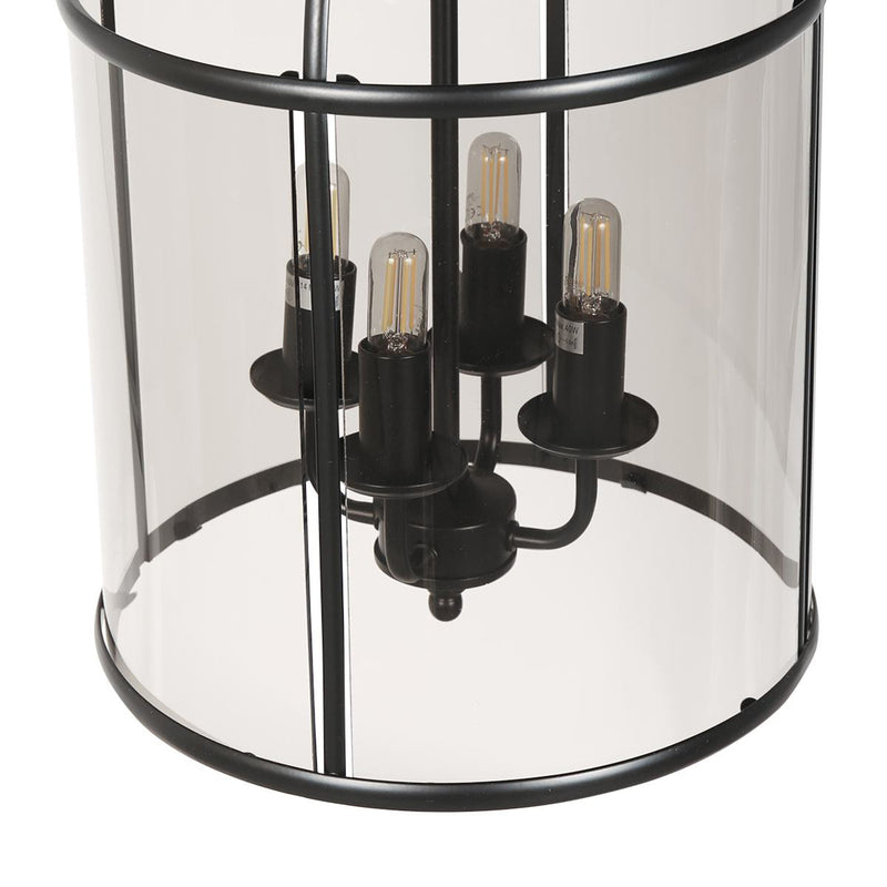 Steinhauer Hängeleuchte Pimpernel LED Hängelampe Pendelleuchte dimmbar schwarz - 8712746174205