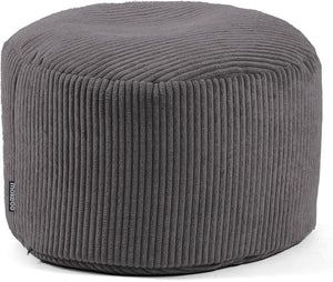 B-Ware mokebo Pouf Hocker Sitzhocker Der Faule Lenz Bodenkissen anthrazit Cord 30x50 cm