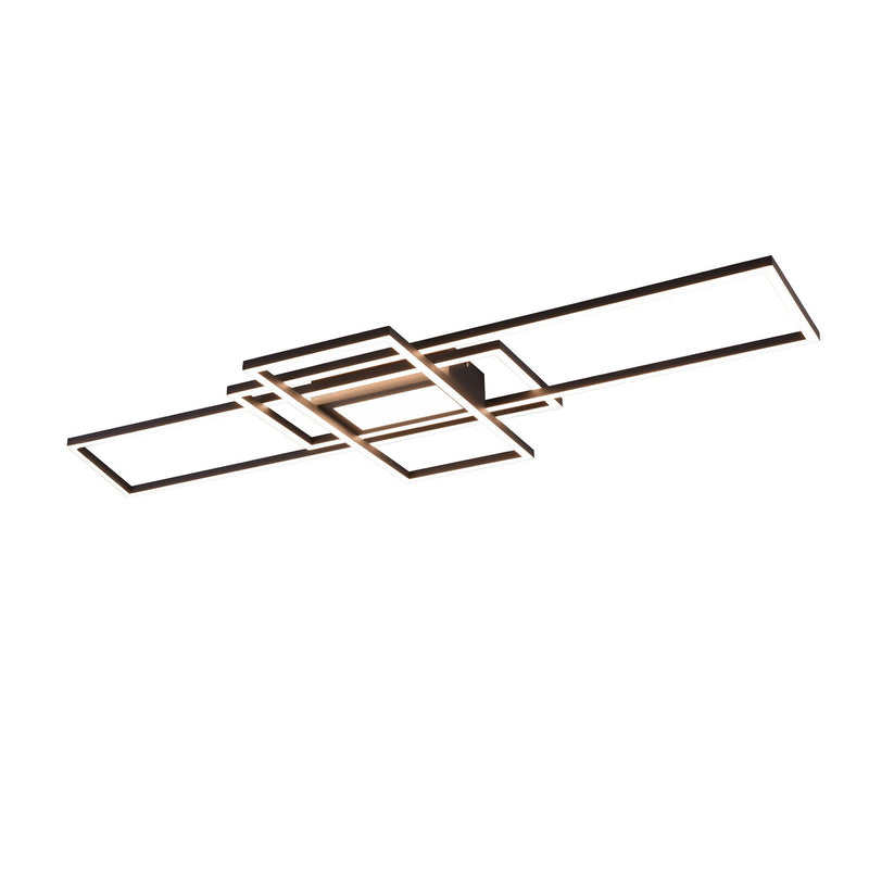 TRIO LIGHTING Deckenlampe LED dimmbar anthrazit 3000K-6500K 105x42cm Leuchte - 4017807449495