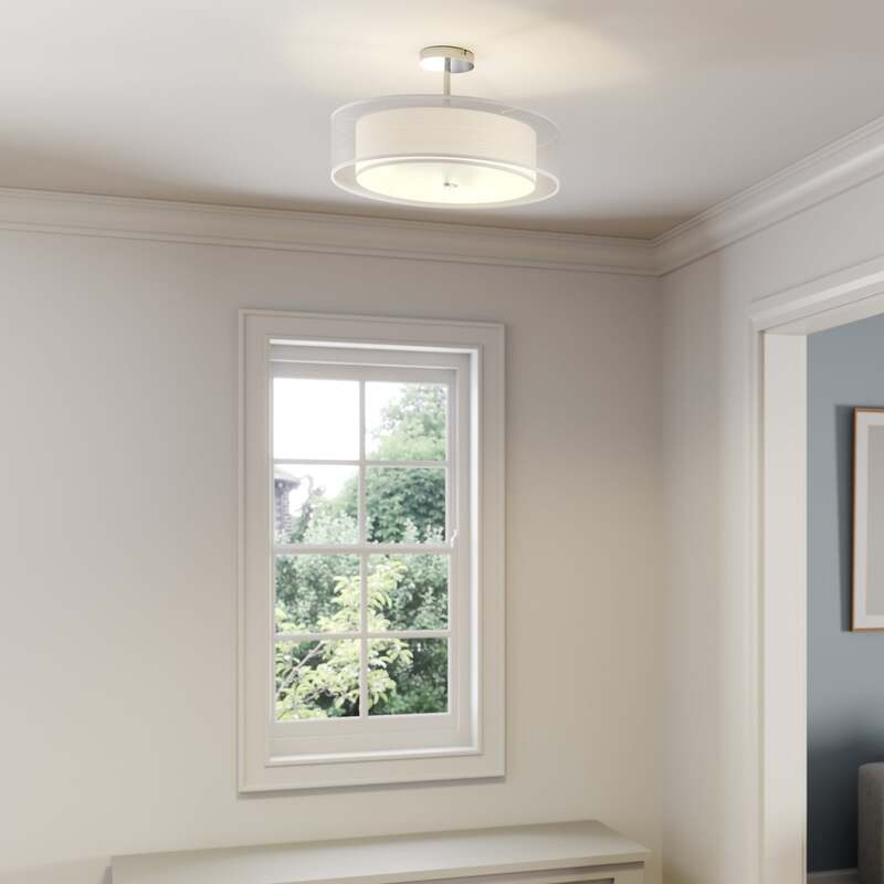 Lindby Deckenleuchte Pikka LED Lampe Leuchte dimmbar weiß Ø50cm 3-flammig - 6291106558555