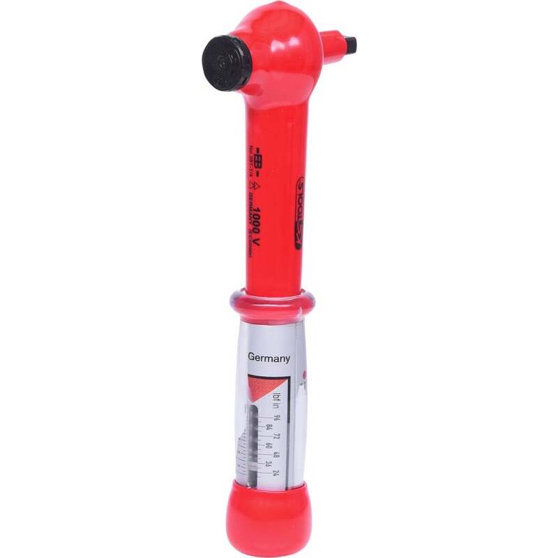 KS Tools Drehmomentschlüssel Ratsche Mini 1 4 Zoll Schutzisolierung Umschaltkopf - 4042146306925