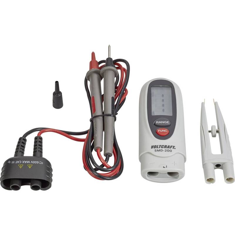 Voltcraft Hand-Multimeter SMD-200 digital Messgerät 6000 Counts CAT III 600 V - 4016138566246