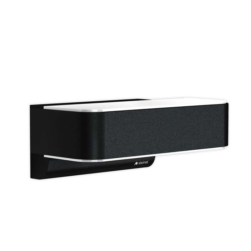 STEINEL Außenwandleuchte LED Wandleuchte L 810 S mit Bewegungsmelder schwarz - 4007841085711