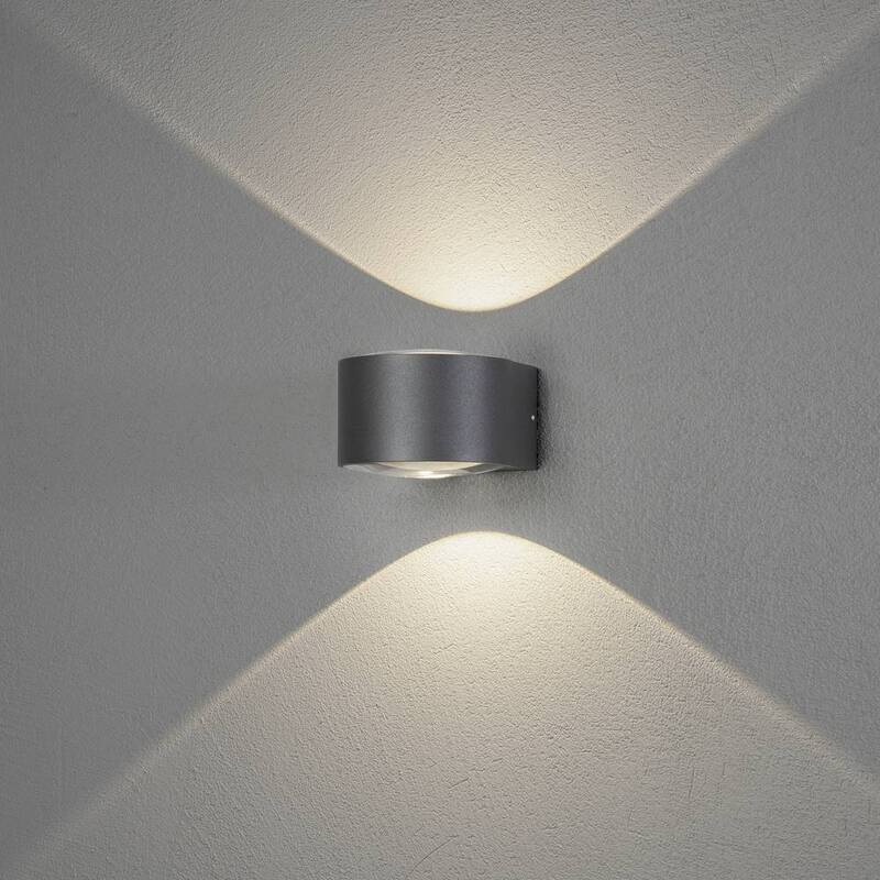 Konstsmide Außenwandleuchte Gela 7882-370 Wandleuchte LED Gartenlampe - 7318307882377