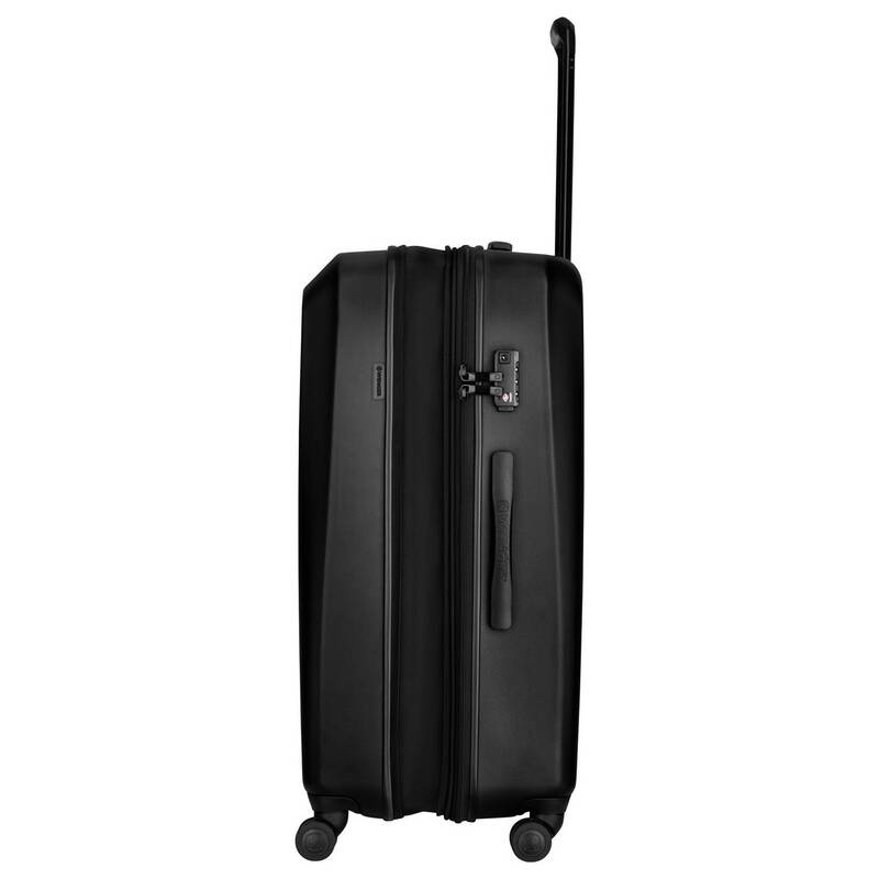 Wenger Schalenkoffer Trolley Prymo Large Schwarz Reisekoffer mit Zahlenschloss - 7611160242495