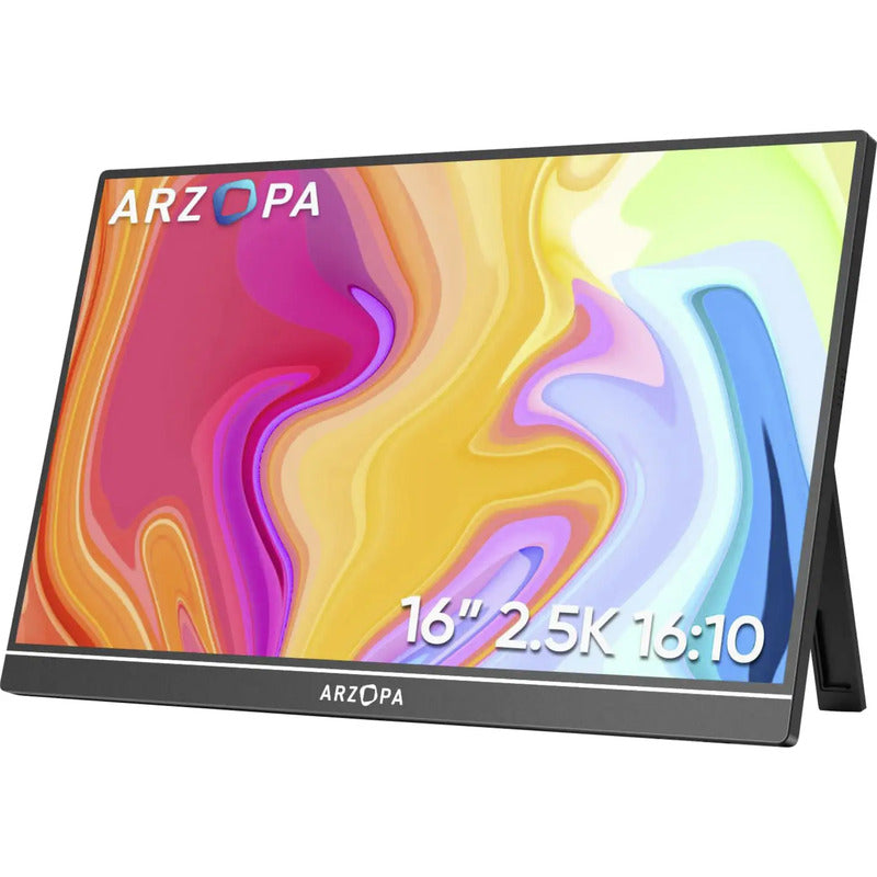 Arzopa Portabler Monitor 16 Zoll 2560x1600 IPS HDMI USB-C Blaulicht-Reduktion - 6975114120194