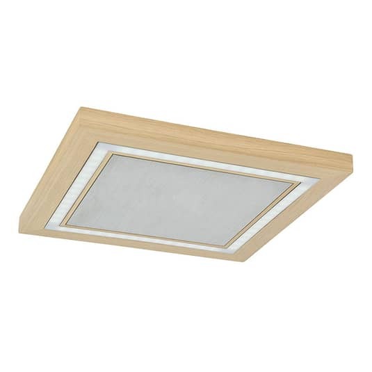 HerzBlut Otto O Deckenlampe Hängelampe Deckenlicht LED 36W Quadrat Eiche natur - 4021273026456