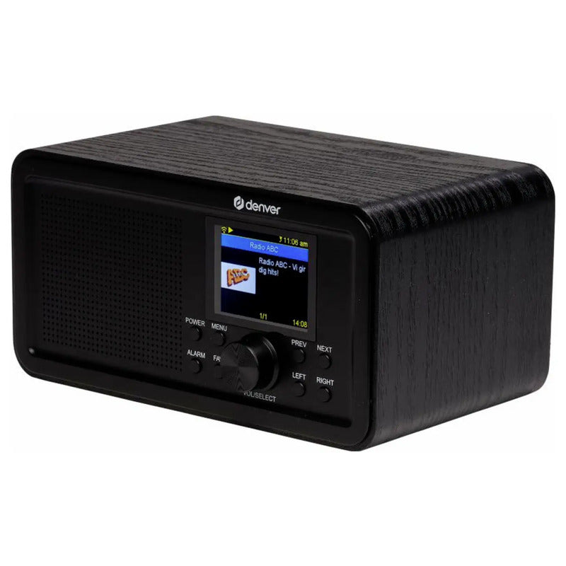 Denver Internet Tischradio DIR-200 DAB+ FM Bluetooth Weckfunktion WLAN schwarz - 5706751087677