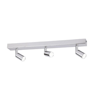 B-Ware Markenname Deckenleuchte Lampe LED chrom Metall Wohnzimmerleuchte Beleuchtung