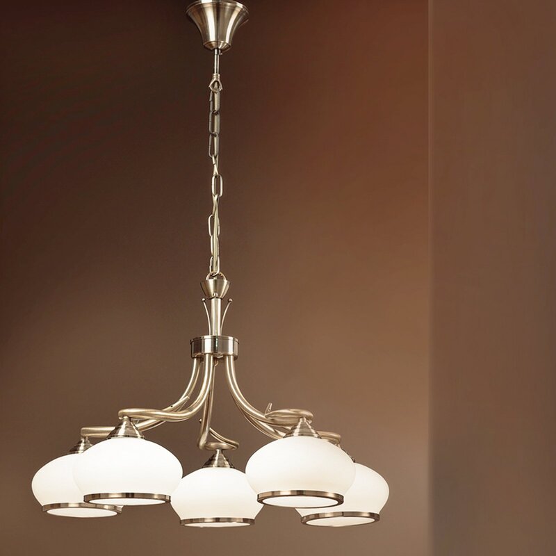 Orion Hängeleuchte Elvira Deckenlampe Deko-Deckenlampe Pendelleuchte E27 5-flg - 9003090230501