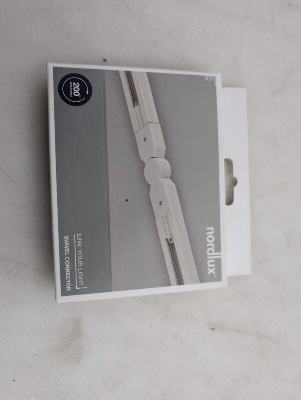 Nordlux Hochvolt-Schienensystem Verbinder Linkadapter Weiß IP20 230V 120x35x18mm - 5701581357082