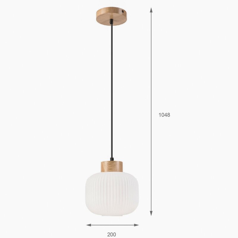 Harmony Hängeleuchte Pendelleuchte Opalglaslampe Ø 20 cm SIEHE TEXT/FOTO - 5907687453479