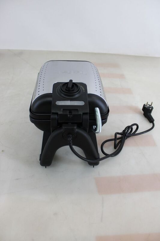 Tefal Waffeleisen WM756D Edelstahl drehbar 1200W antihaftbeschichtet schwarz 2 - 3045386376209