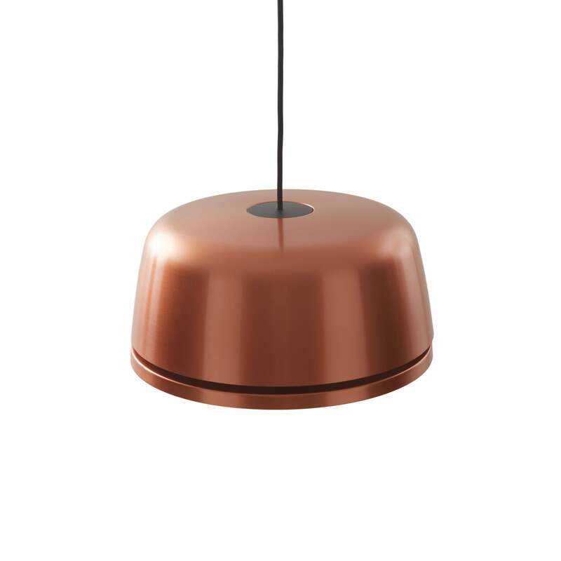 Lucande Hängelampe Hängeleuchte Faelinor LED Pendelleuchte Lampe kupfer Ø 35 cm - 4251911768015