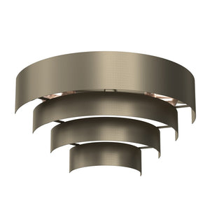 B-Ware Luminex Wandleuchte Hängeleuchte LM-3389 Ringe LED Lampe Innenleuchte Titan