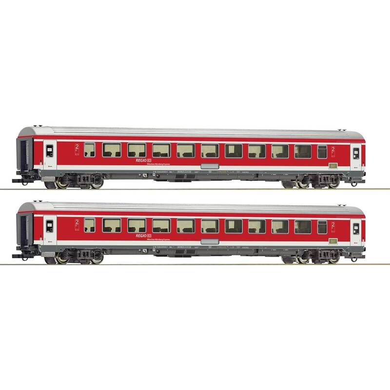 Roco H0 2er-Set Regio München-Nürnberg-Express DB AG Personenwagen - 9005033071028