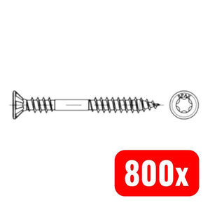 8x B-Ware SPAX FASSADE 4,5X60MM LINSENSENKKOPF T-STAR PLUS 100 STÜCK Schrauben