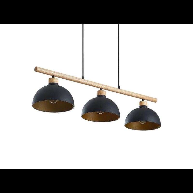 Lindby Tirzana Hängeleuchte Deckenlampe Pendelleuchte E27 dreiflammig schwarz205 - 4251911708950