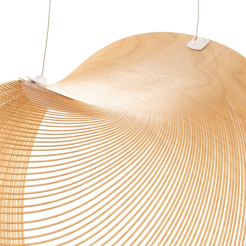 Luceplan Illan LED Holzhängelampe Pendelleuchte Lampe dimmbar DEFEKTWARE - 8056304369512