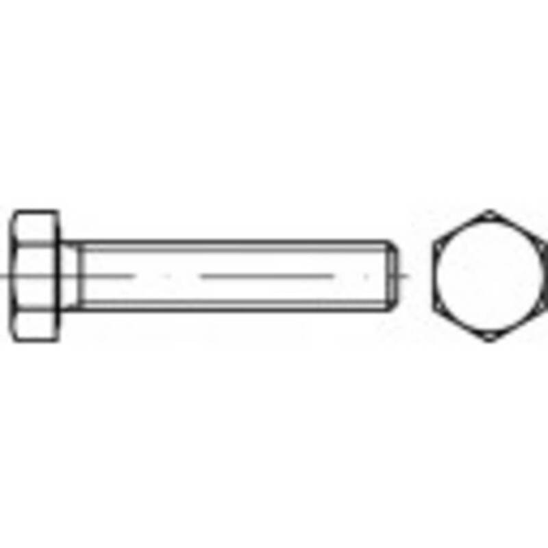 200 St. TOOLCRAFT TO-5449776 Sechskantschrauben M10 30 mm Außensechskant DIN 933 - 4053199876839