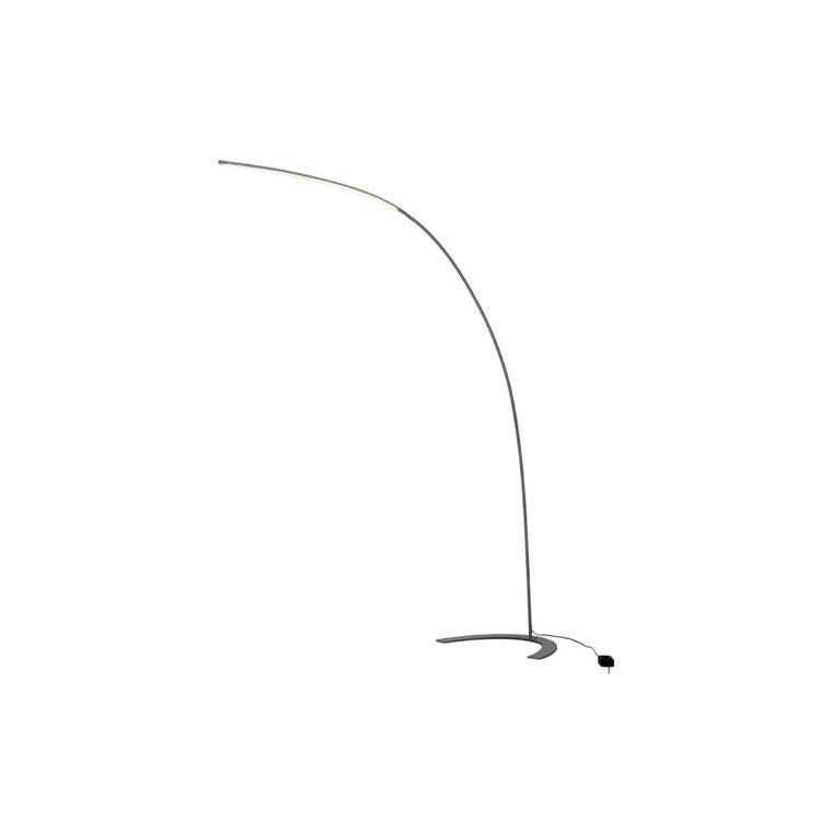 Lindby Stehlampe Bogenlampe Danua LED silber Metall Leselampe Wohnzimmer - 4251096506419