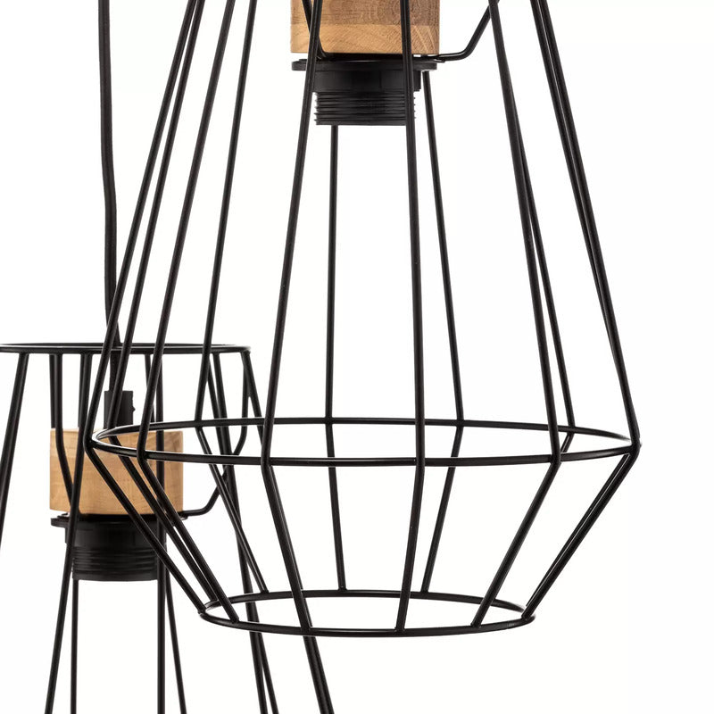 Envostar Finan Pendel 3flg. Rondell Schirm Ø21cm Pendellampe Pendelleuchte Lampe - 4251911755206