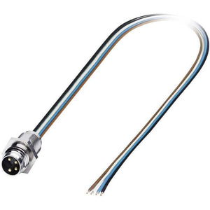 2x B-Ware Phoenix Contact Sensor Aktor Steckverbinder Einbaustecker M12 5pol 0,5 m 2 STÜCK
