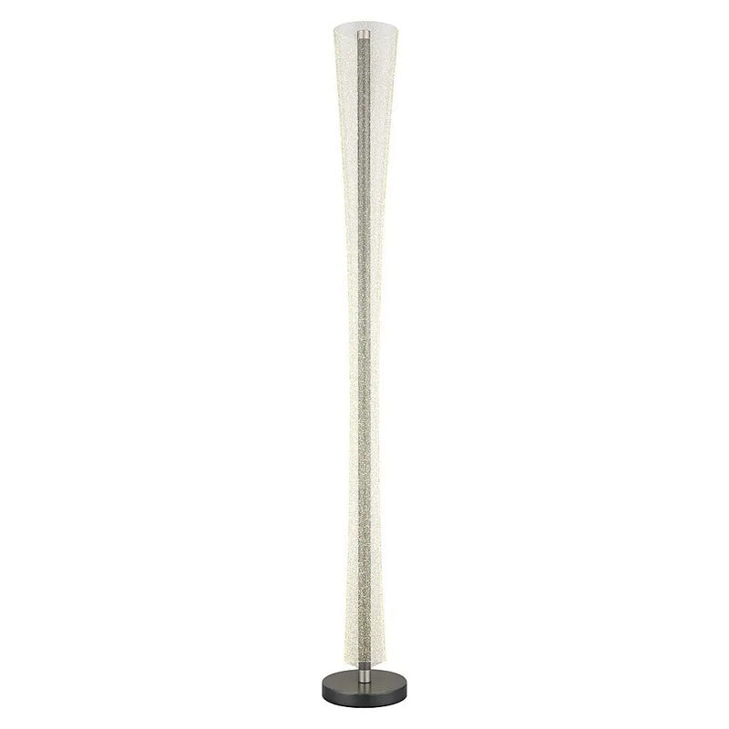 Lampadaire De Bureau Anthracite Mat Acrylique Bulles D'Air LED H 155 Cm - 9007371578337