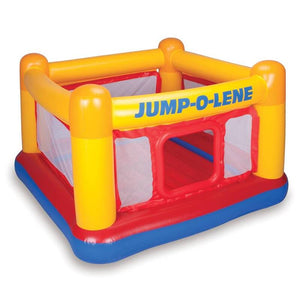 B-Ware Intex Jump-O-Lene Hüpfburg Spielhaus aufblasbar für Kinder 3-6 Jahre 174x174cm