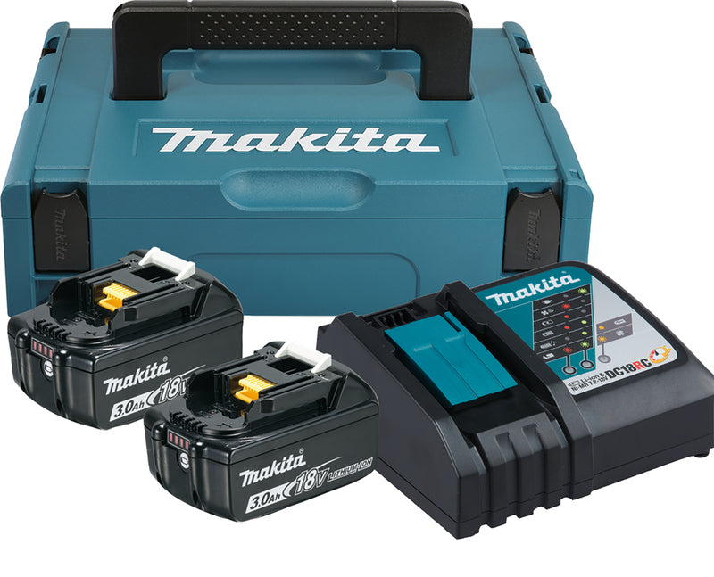 Makita Power Source Kit 197952-5 LXT 18V 3Ah Akku Ladegerät 2 Akkus 54Wh 3,7kg - 0088381470469