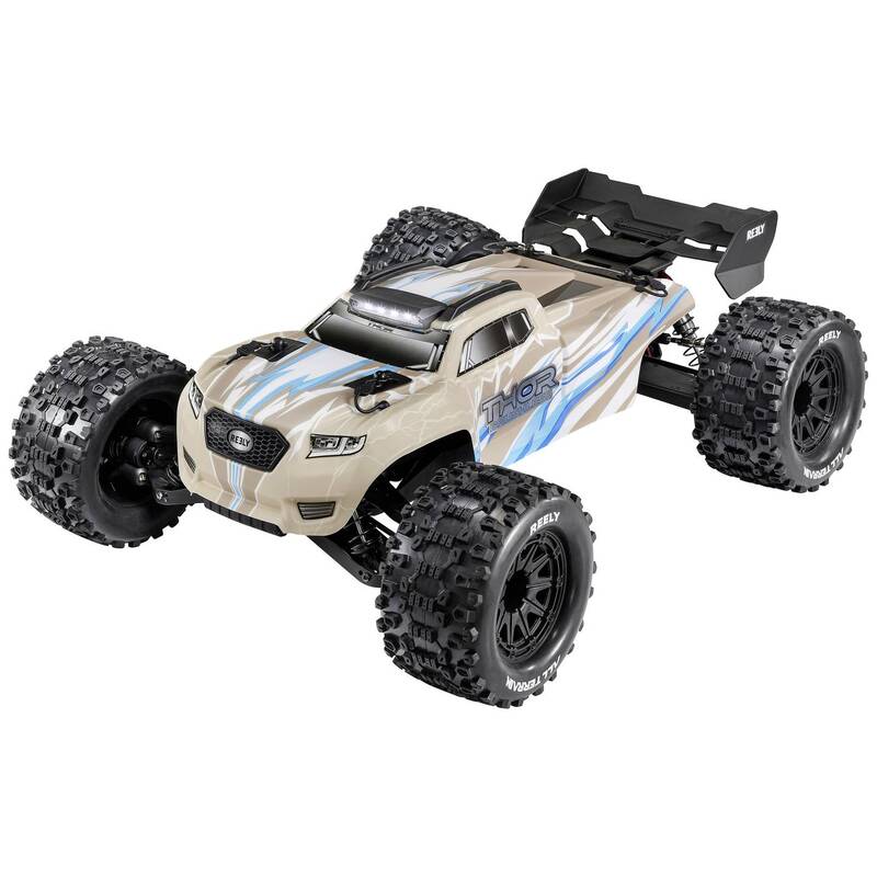 Reely Thor Kreidegrau Brushless 1:10 RC Modellauto Elektro Monstertruck Allrad - 4064161258126